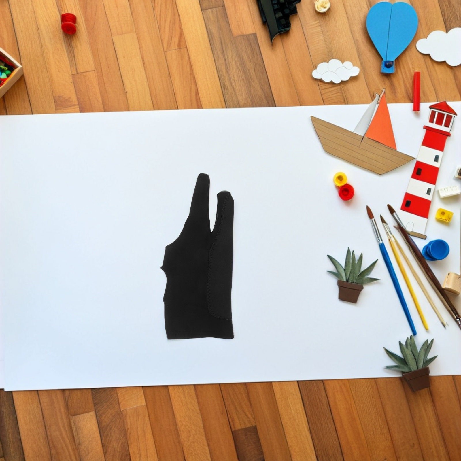 1Pair Two-Finger Drawing Glove - огляд і ціна Drawing Glove Artist