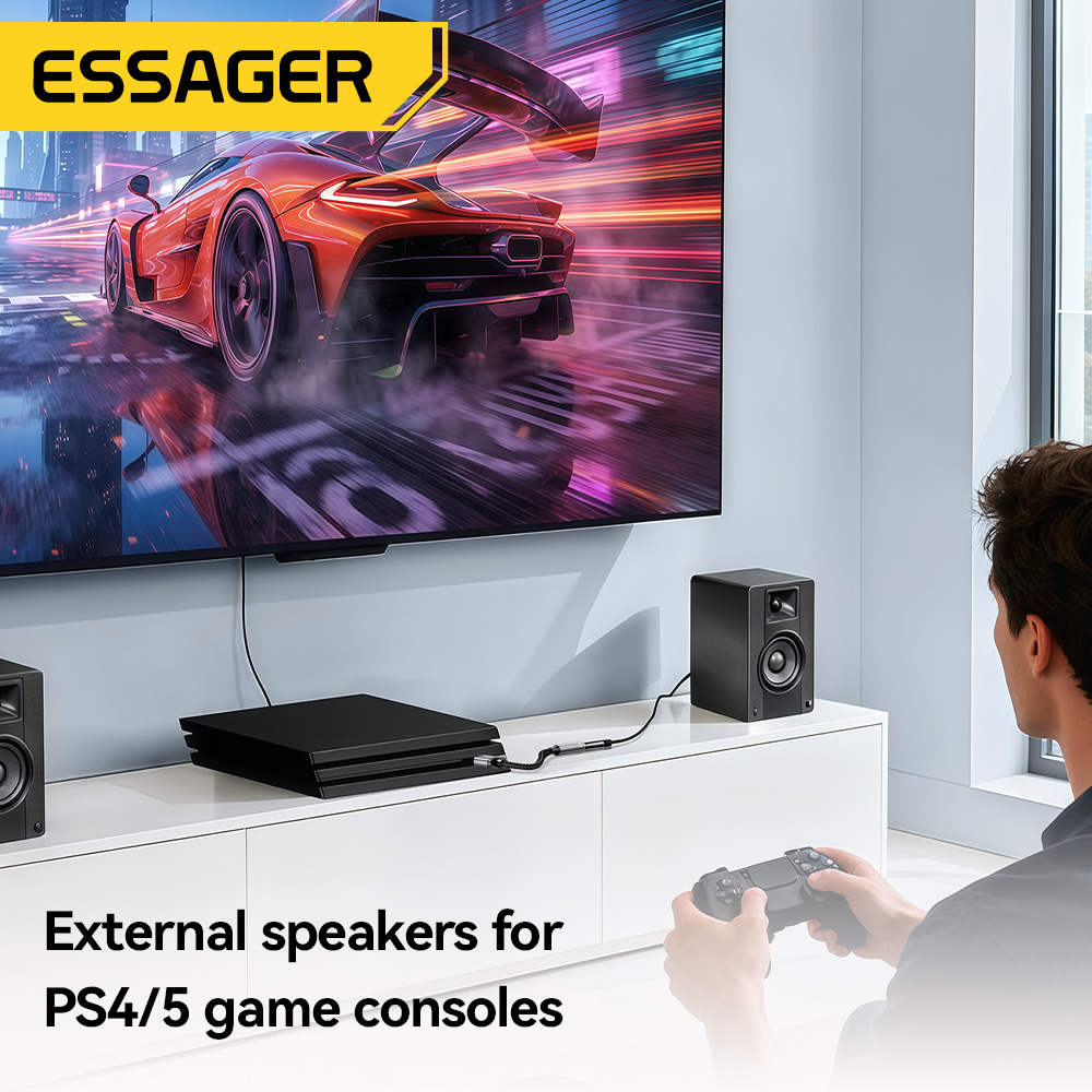Essager USB To 3.5mm Audio Cab - огляд і ціна Wired Earphone Lightning