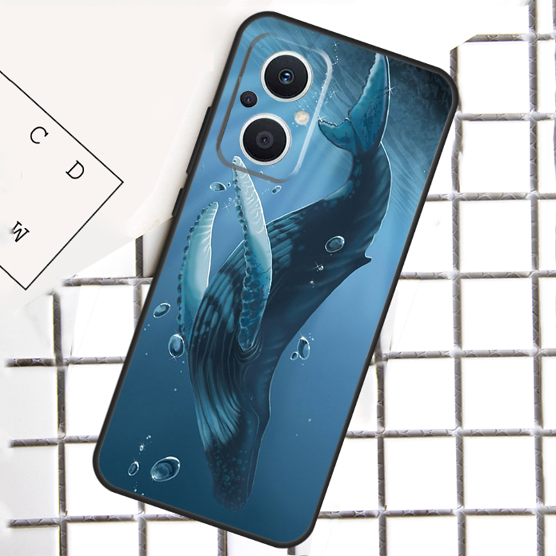 Beautiful Blue Whale Painting  - огляд і ціна Oppo Reno 12