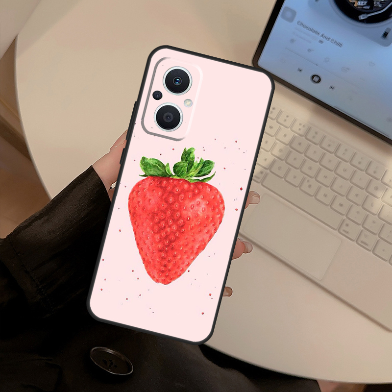 Strawberry Red Case For OPPO F - огляд і ціна Oppo Reno 12